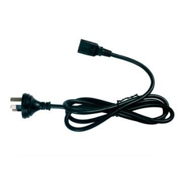 Siyah renkli 3PIN C13 dişi fişli Avustralya fişi SAA sertifikası AC güç kablosu