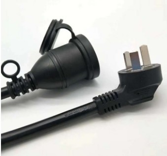 Yüksek Performanslı Çıplak Bakır Erkek - Dişi CCC Onaylı Güç Kabloları, 16A ile Yüksek Güçlü PDU için Uygundur
