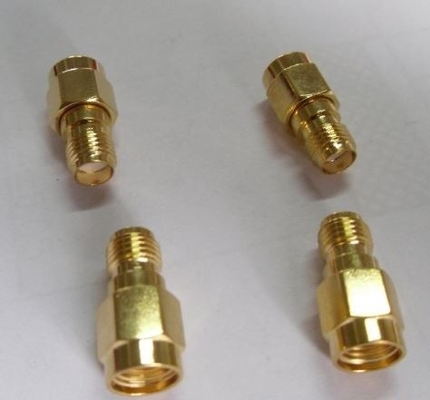 50 Ohm Empedanslı ISO Altın Kaplama SMA RF Koaksiyel Konnektörler