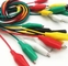 Çin fabrika yüksek kaliteli PVC yalıtımlı 300v ul1569 16awg Timsah Timsah Klipleri Kablo