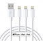 Beyaz MFi Veri Aktarımı USB Telefon Şarj Kablosu